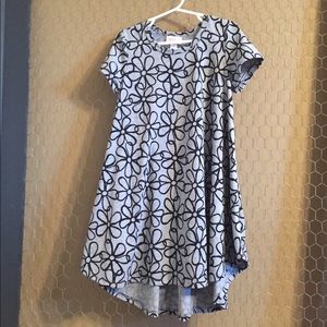 Lularoe Kids Scarlett Size 6 Black/Gray